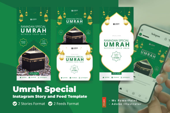 Download Umrah Special Social Media Template - Premium Resources