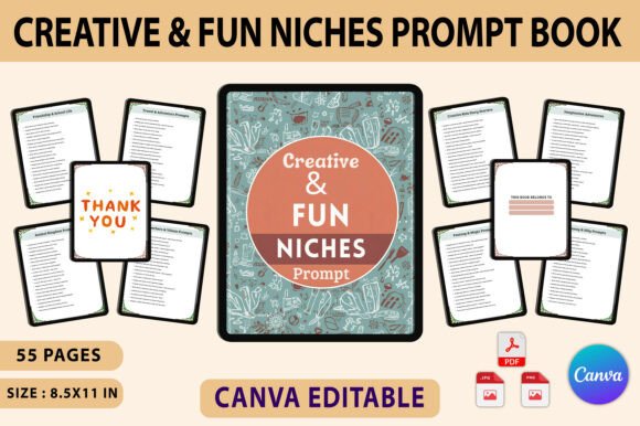 Download Creative &amp; Fun Niches Prompt Book - Creative Collection