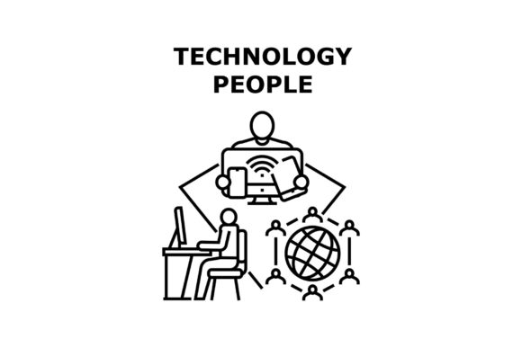 Download Technology People Icon Vector - Vector Collection