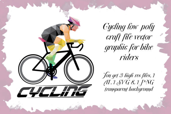 Download Cycling Low Poly Craft File Vector - Vector Collection