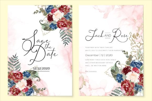 Download Watercolor Wedding Cards - Premium Resources
