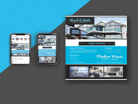 Download Real Estate Flyer and Instagram Post - Premium Resources