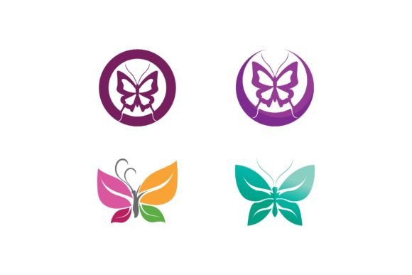 Download Butterfly Beauty Vector Logo Icon Design - Vector Collection