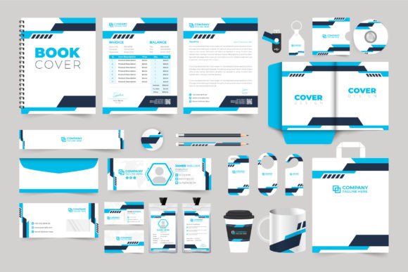 Download Brand Promotion Template Set Vector - Vector Collection