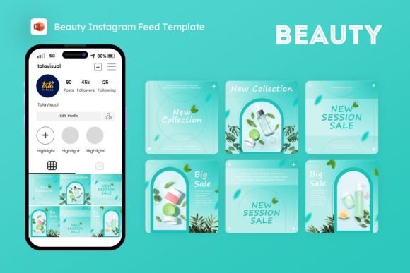 Download Instagram Feed Template - Beauty - Instagram feed template Collection