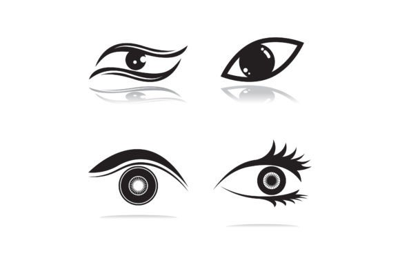 Download Beauty Woman Eyelash Icon Vector - Vector Collection