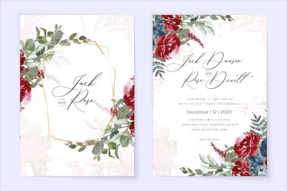 Download Watercolor Floral Wedding Card - Premium Resources