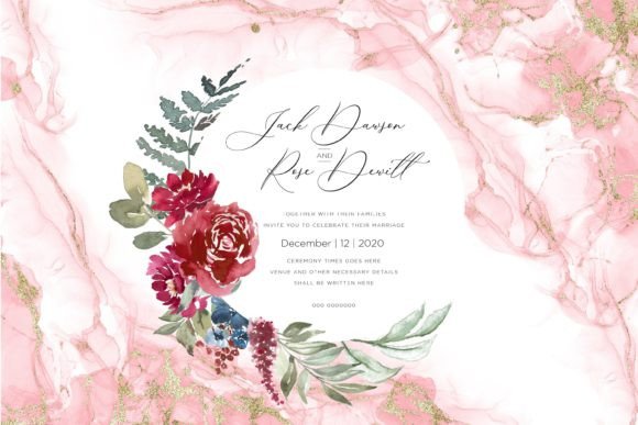 Download Watercolor Wedding Card Frame - Premium Resources