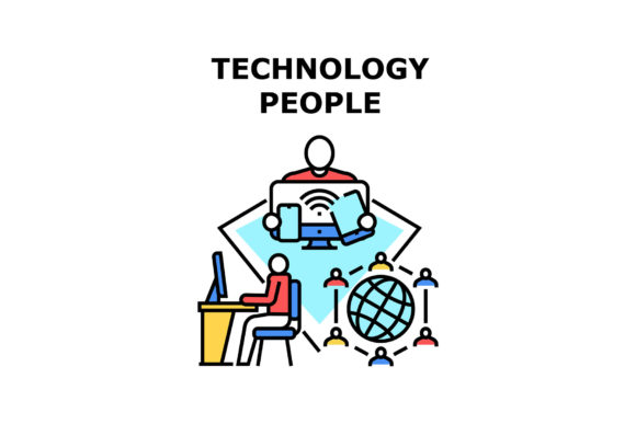 Download Technology People Icon Vector - Vector Collection